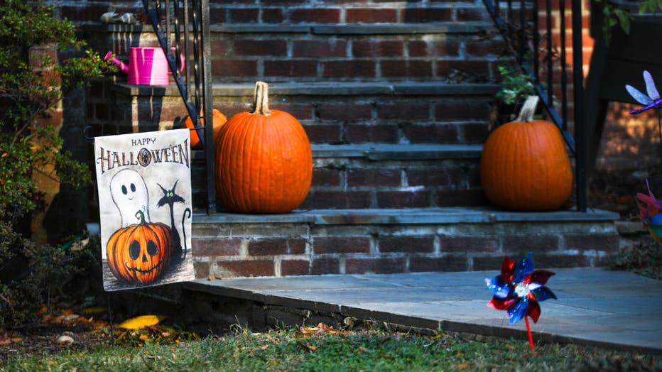 Halloween decorations in Virginia