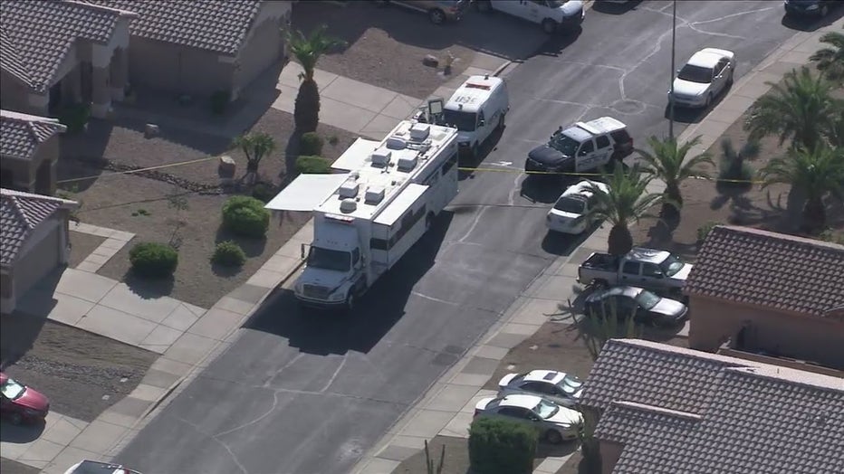 The scene of a deadly shooting near Signal Butte and Southern in Mesa.