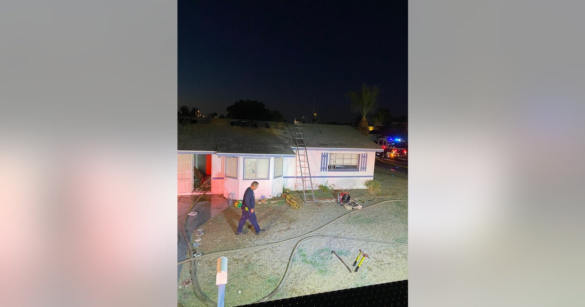 Firefighters rescue man trapped inside north Phoenix house fire | FOX ...