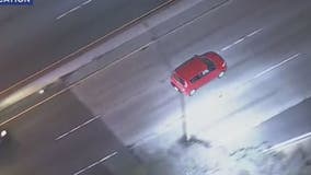 CHP searching for police chase suspect in Los Angeles