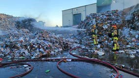 Firefighters contain fire burning at Surprise recycling center