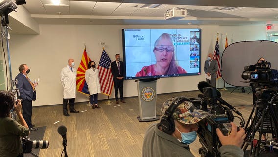 Arizona officials hold COVID-19 briefing on hospital capacity