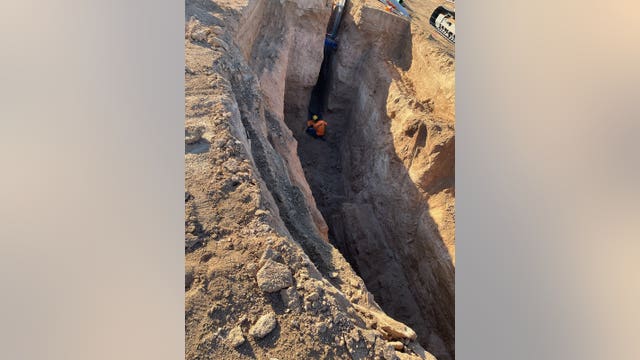 Crews rescue men who fell into trench at north Scottsdale construction site