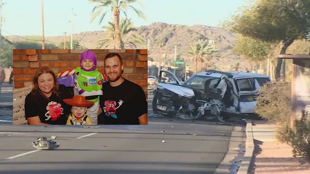 Phoenix PD officer injured in wrong-way crash returns to work a year later