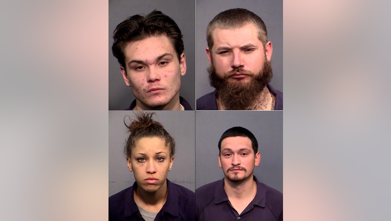 Daniel Lopez (upper left), Brooks Moore (upper right), Shawn Olds (bottom right), Aryhonna Hasam (bottom left)