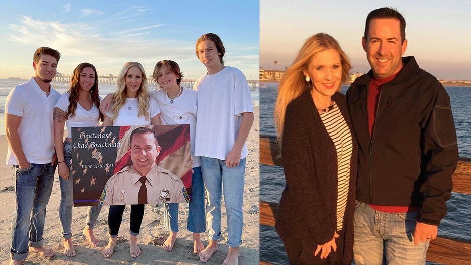 Fallen Maricopa County Sheriff's Lieutenant Chad Brackman with his family. Photos courtesy of Melissa Brackman