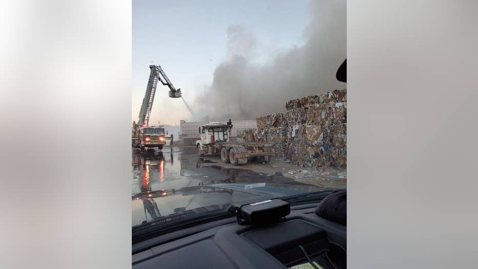 DEER VALLEY RECYCLING PLANT FIRE COURTESY SURPRISE FIRE AND MEDICAL