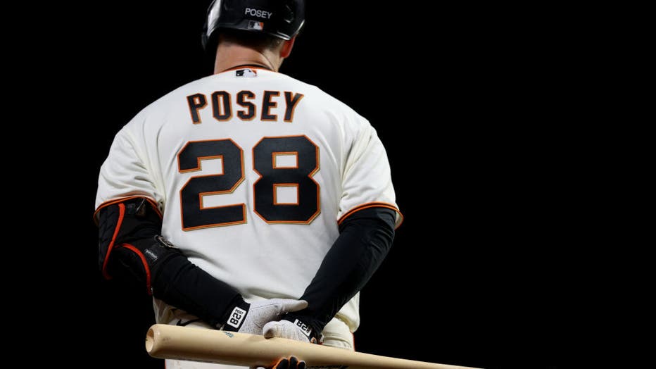 Giants catcher Buster Posey, former NL MVP, announces retirement