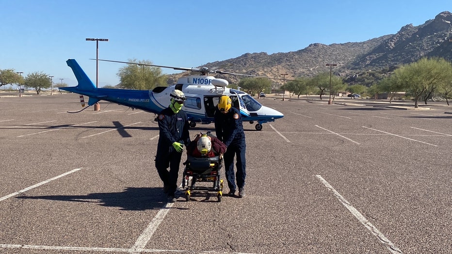 Firefighters rescued a 14-year-old from Holbert Trailhead on Nov. 27.