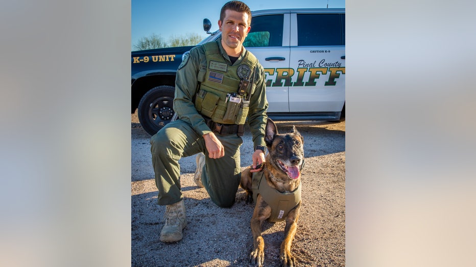k9troy and handler