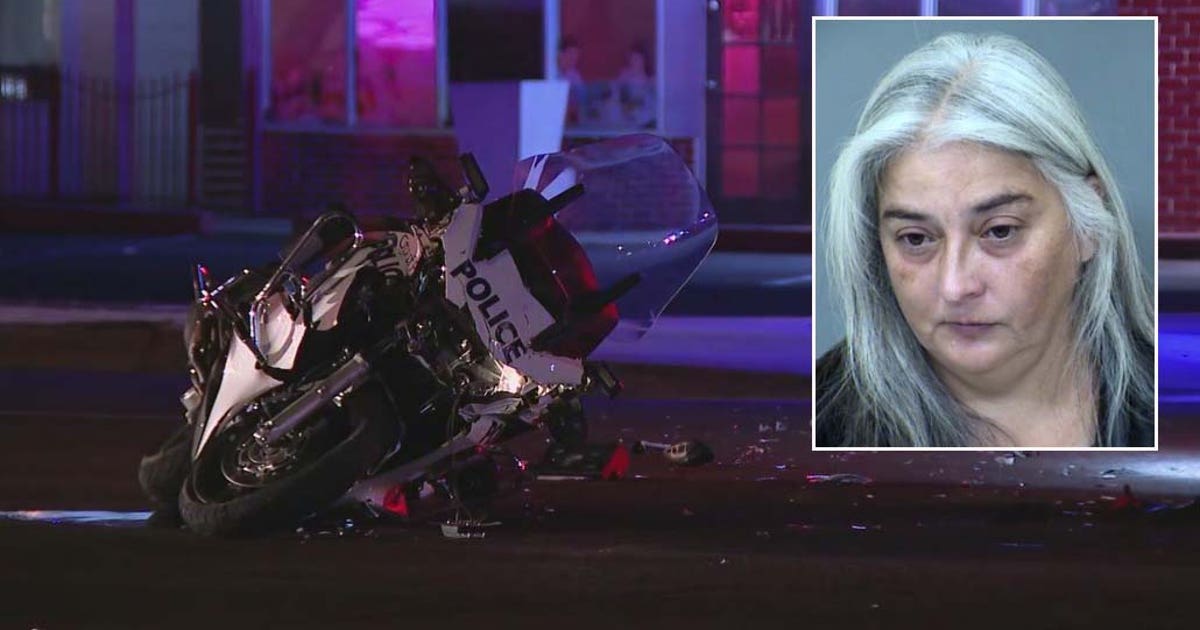 Woman sentenced in hit-and-run crash that left Phoenix PD motorcycle officer seriously injured