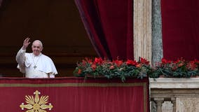 Pope Francis prays for pandemic's end in Christmas Day address