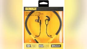 DeWalt earphones sold at Home Depot, Lowe's recalled over potential fire, burn hazards