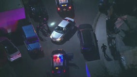 San Fernando Valley Police Chase: Driver hits multiple LAPD cruisers trying to evade officers
