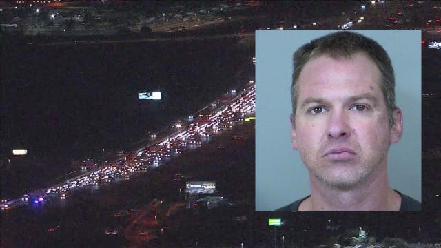 Man arrested after 'suspicious device' causes major traffic backup on I-17, Loop 101