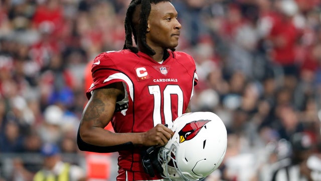 Reports: Cardinals' DeAndre Hopkins out for rest of the regular season with knee injury