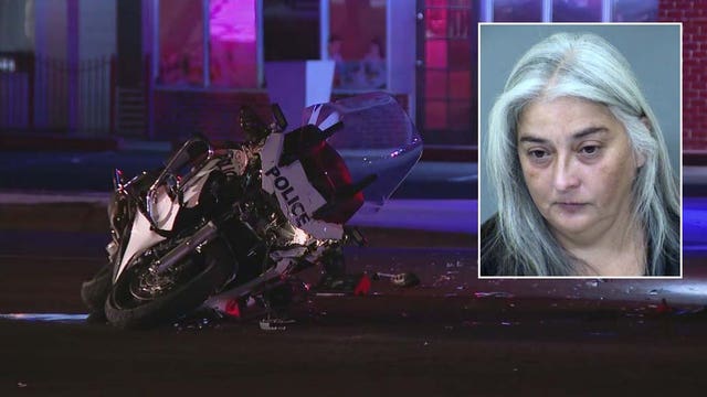 Woman sentenced in hit-and-run crash that left Phoenix PD motorcycle officer seriously injured