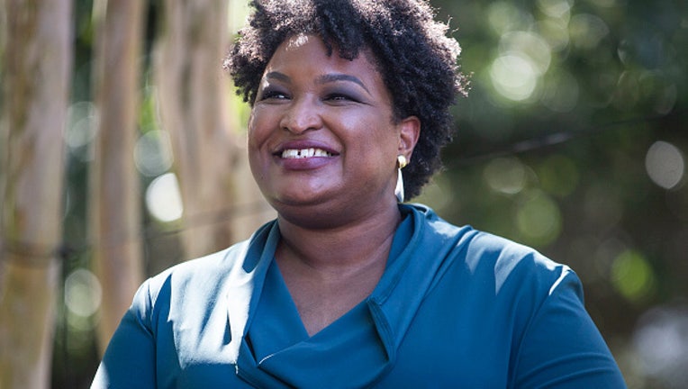 Stacey Abrams Campaigns With Virginia Gubernatorial Candidate Terry McAuliffe In Norfolk, Virginia