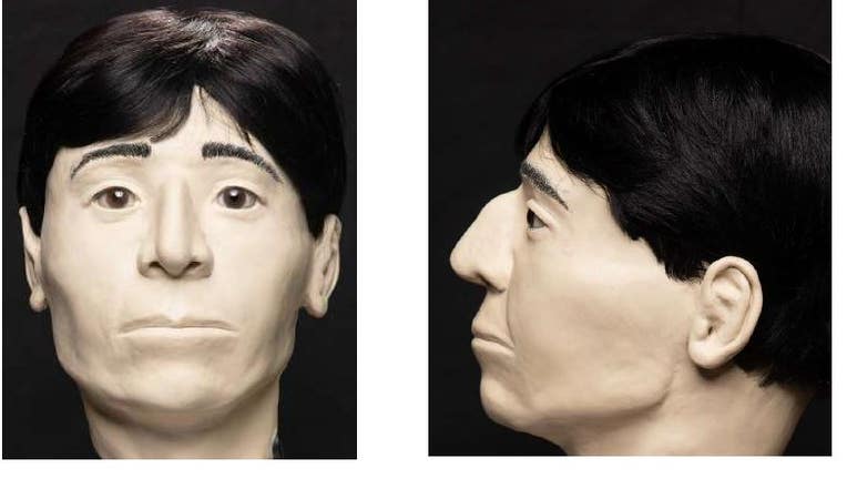 Forensic artist's depiction of a man whose remains were found near Flagstaff in January 2021. 