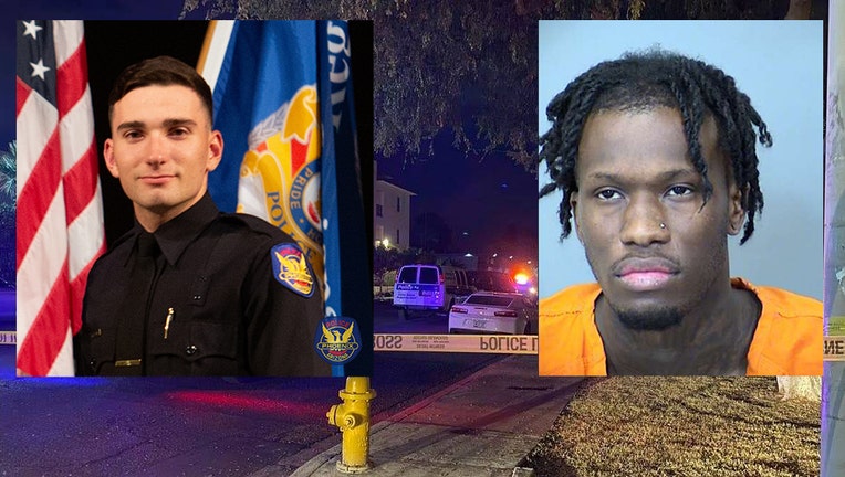 Phoenix Police Officer Tyler Moldovan and Essa Kolareh Eugene Williams (suspect)