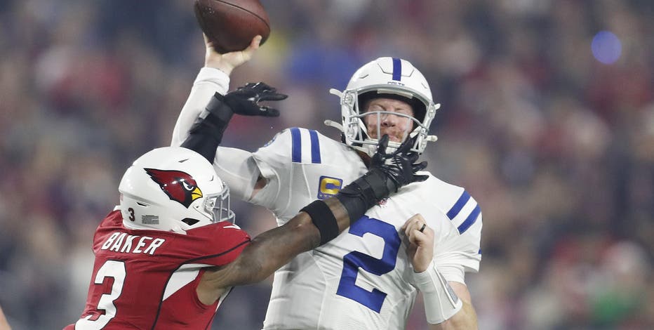 Cardinals try to clinch playoff spot against surging Colts