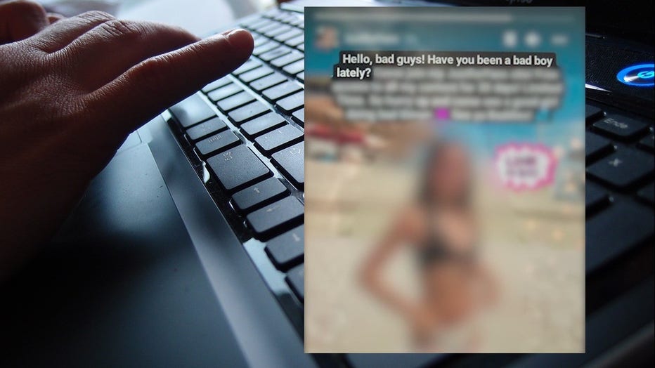 Instagram-porn account warning
