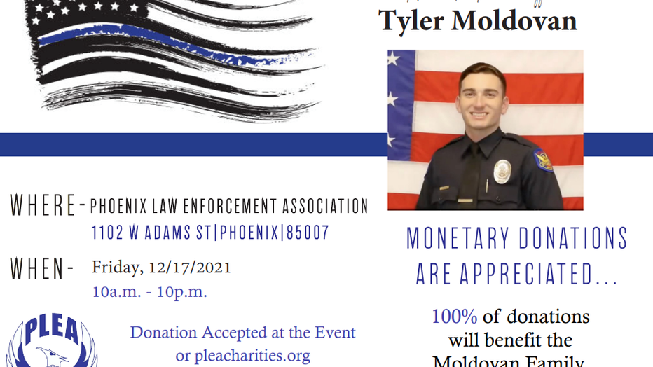 A fundraiser for Ofc. Moldovan.