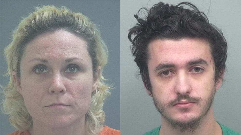 Adrienne Klein and Gesart Hoxha were arrested after police said they flew a 12-year-old girl from Texas to Georgia for sex.
