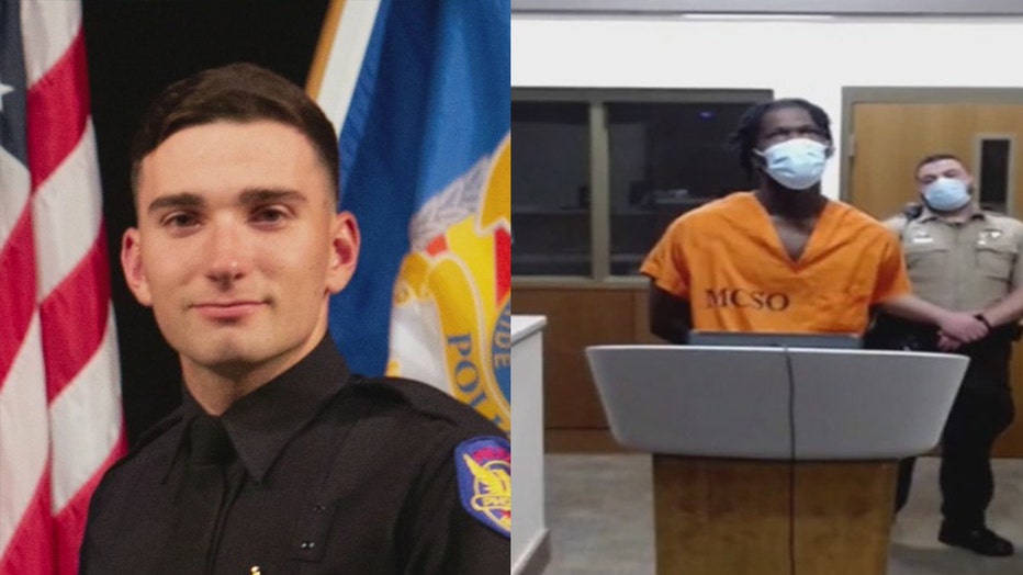 Phoenix Police Officer Tyler Moldovan and Essa Kolareh Eugene Williams (suspect)