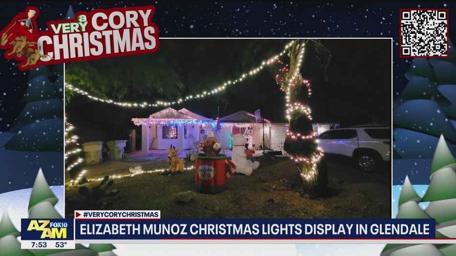 Elizabeth Munoz's Christmas lights in Glendale