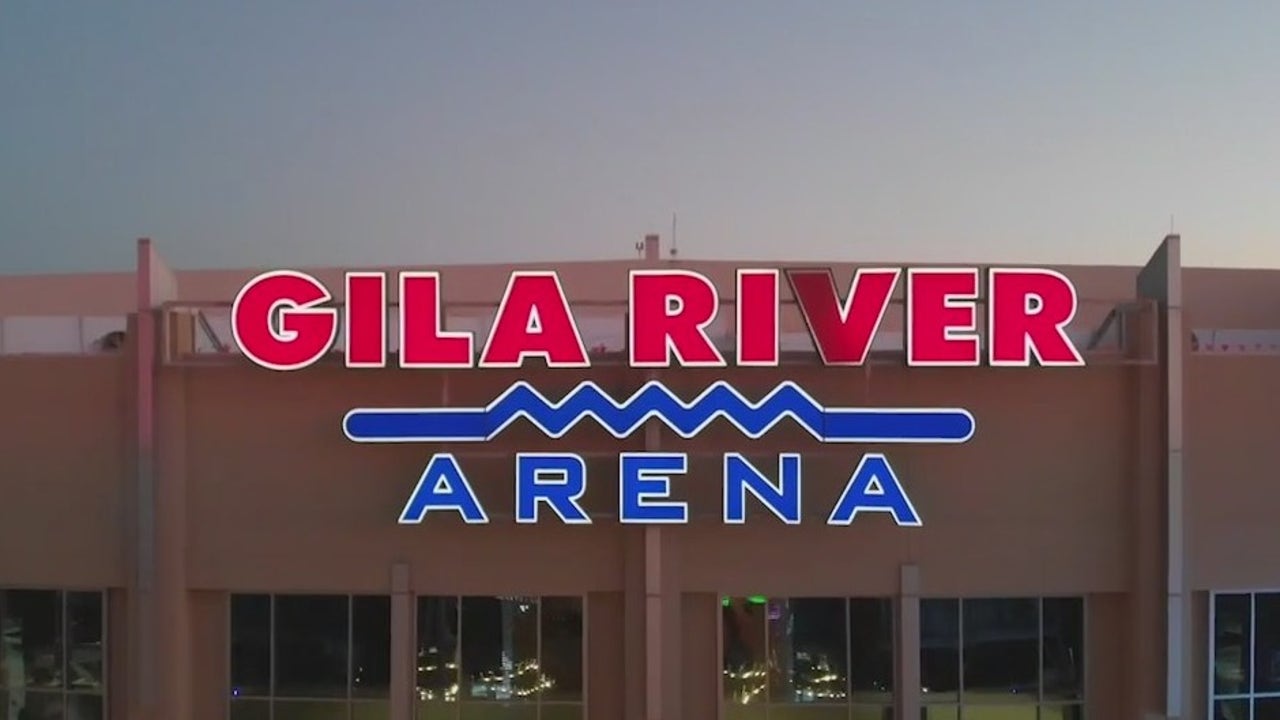 Arizona Coyotes Gila River Arena Hockey Stadium Blueprint 