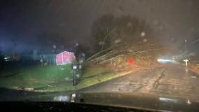 Severe storms sweep across southern US overnight