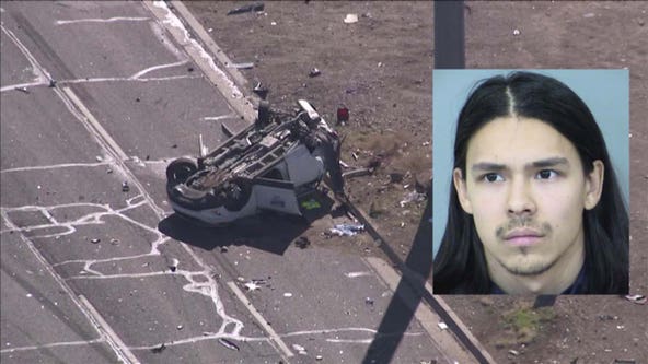 Suspected DUI driver accused of driving 145 mph before causing deadly Phoenix crash