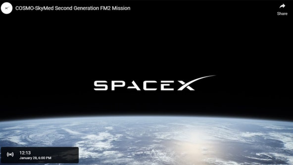 SpaceX launching Italian Earth observation satellite