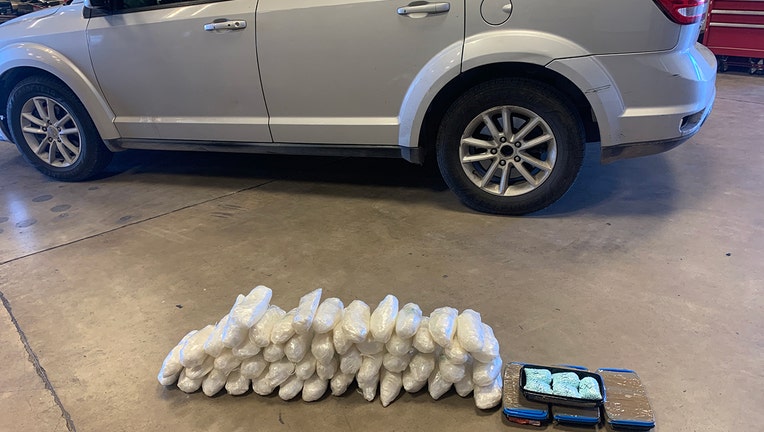 Meth and Fentanyl seized during traffic stop along the I-10 near Marana, Arizona