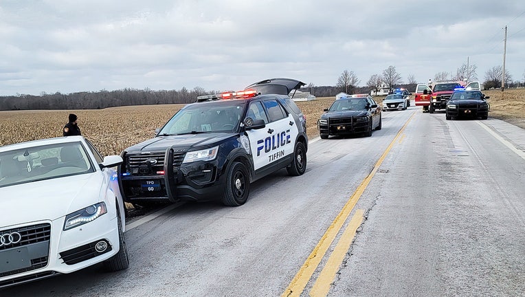 tiffin ohio stolen car chase