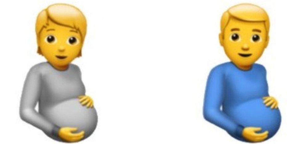 Pregnant man and multi-racial handshake among gender-neutral emojis