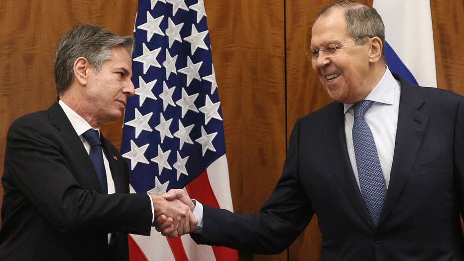 Russia's Foreign Minister Lavrov and US Secretary of State Blinken meet in Geneva