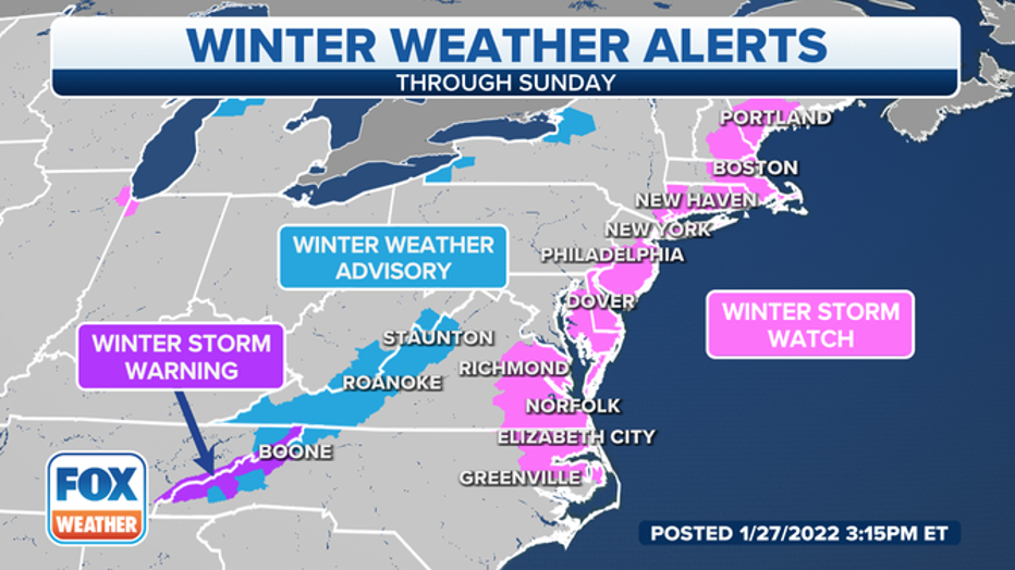 40 Million Americans Under Winter Storm Watch Ahead Of Weekend Nor'easter