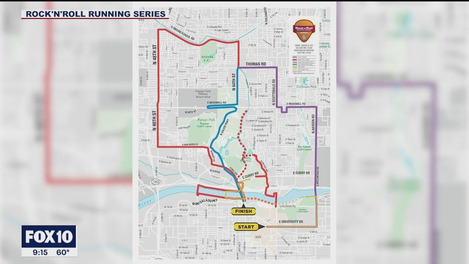 RNR marathon map 2022