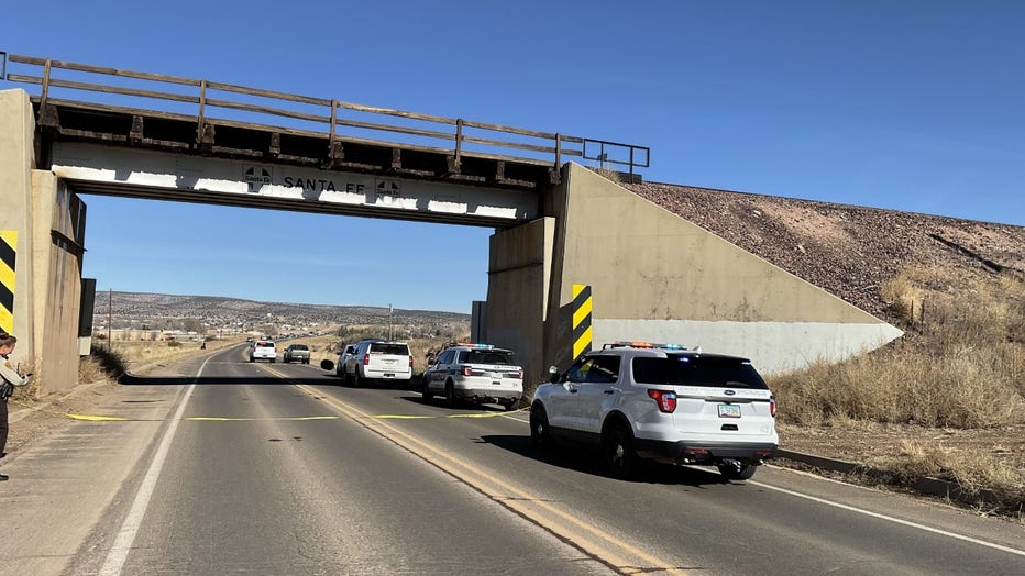 Scene of a shooting involving Chino Valley Police officers in Paulden, AZ