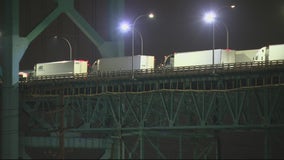 Ambassador Bridge: GM cancels second shift at Lansing plant as Canadian truckers ramp up COVID-19 protests