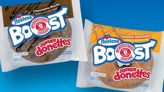 Hostess announces caffeinated doughnuts