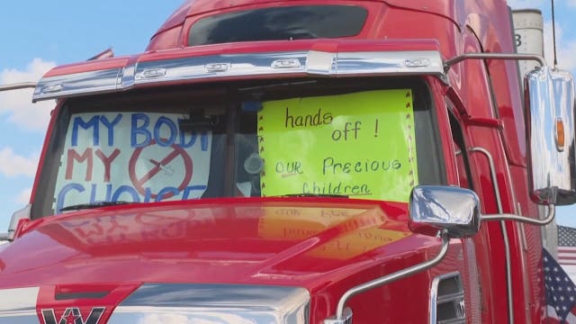 California convoy opposing COVID-19 mandates hits the road