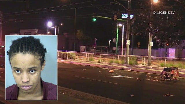 2-year-old boy in stroller hit by red-light runner in Phoenix, suspect arrested: police