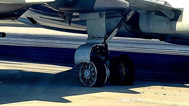 American Airlines plane blows tires on takeoff from JFK