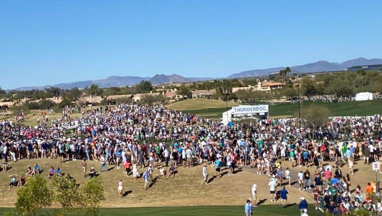 WM Phoenix Open guests. Photo courtesy of the Scottsdale Fire Department