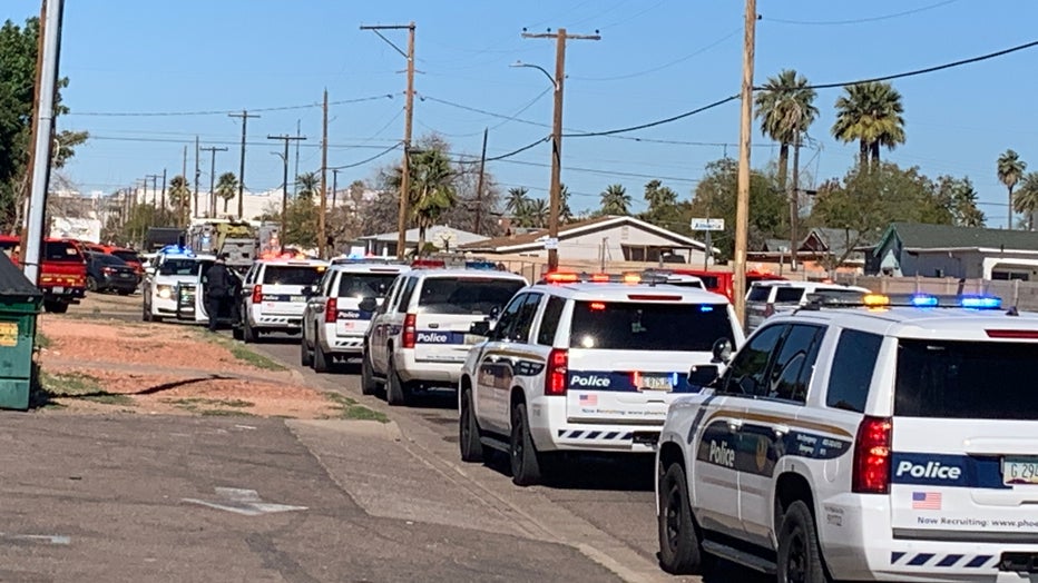 Phoenix Police OIS scene 020722