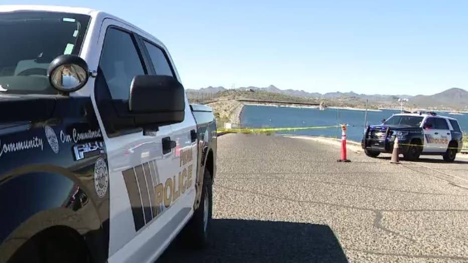 Scene of a drowning investigation at Lake Pleasant