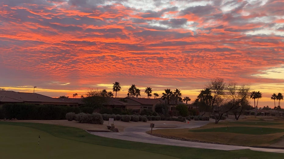sunrise at Cimarron Golf Course